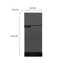 2-DOOR REFRIGERATOR SHARP SJ-C20E-DK 5.9CU.FT DARK GREY